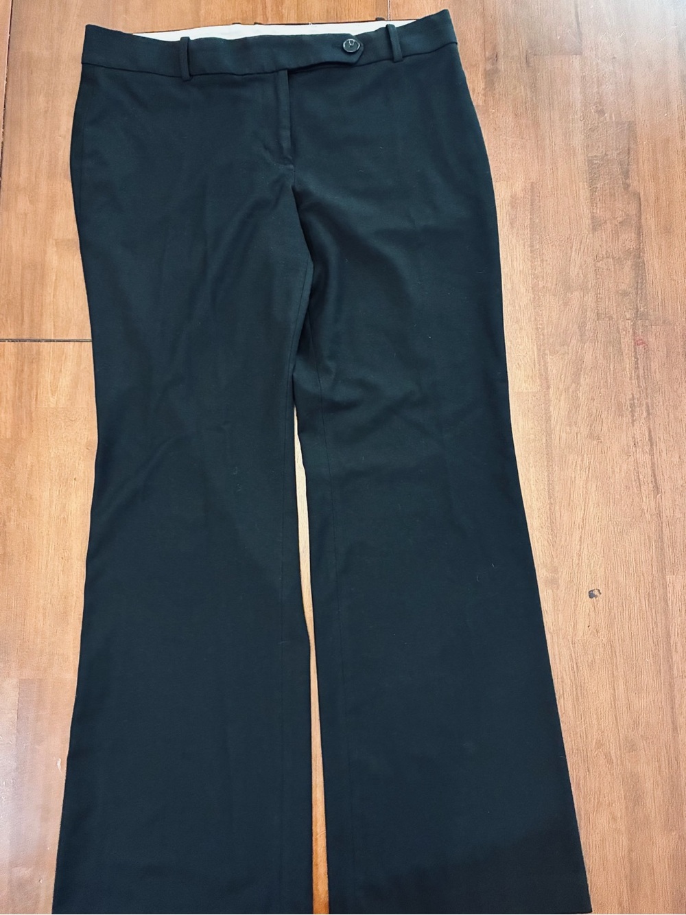 LOFT Wide Leg Black Pants with Pockets